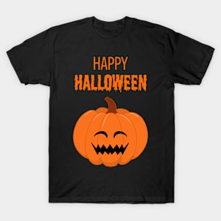 Happy Halloween Pumpkin Face #5 T-Shirt